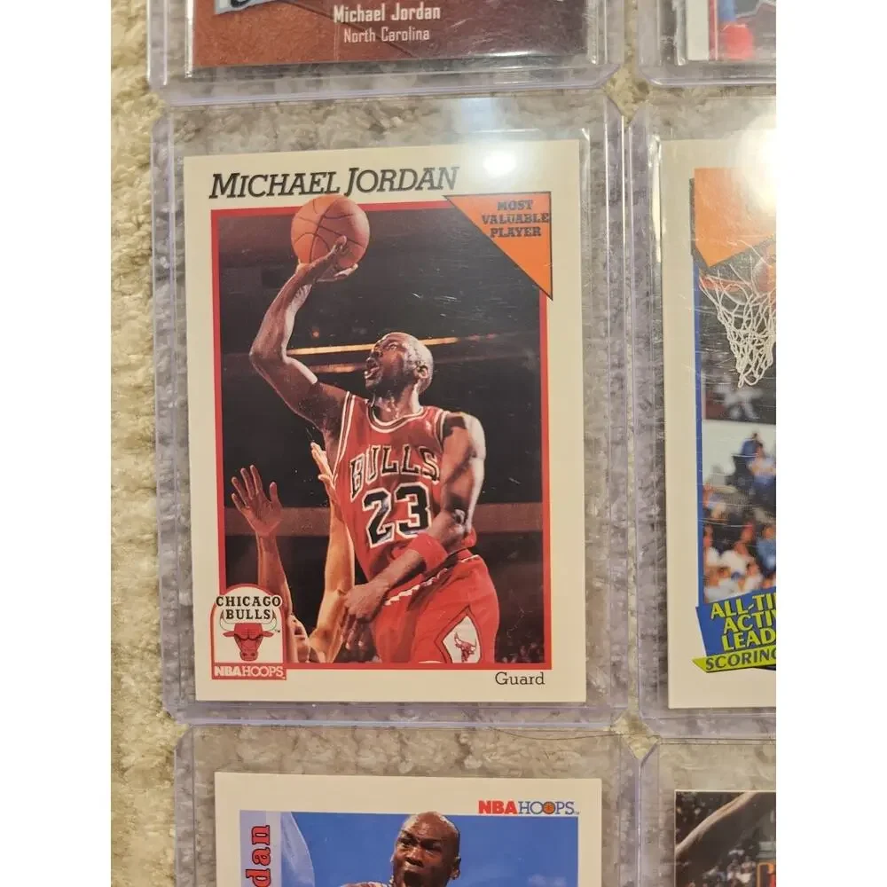 Michael Jordan Lot 9 Cards upper deck Chicago Bulls Basketball Cards